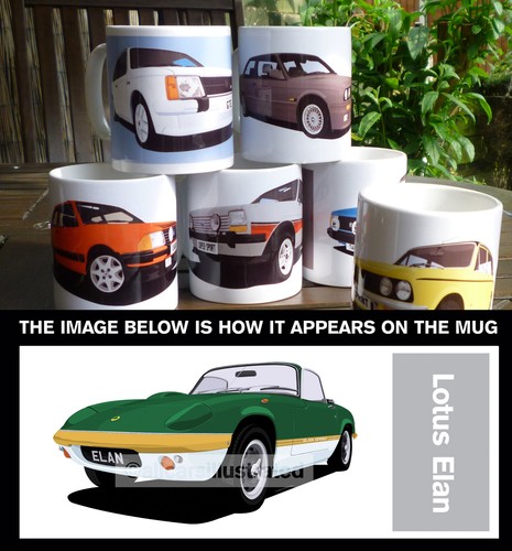 Elan car art tasse - elan,