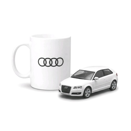 Audi becher weiß 300ml - audi,