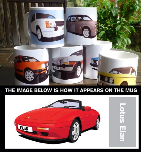 Elan car art - car, tasse