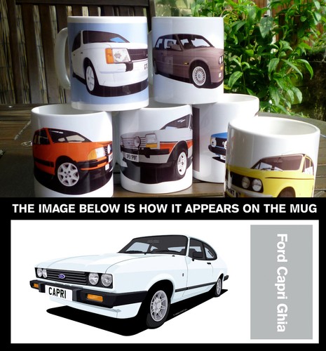 Capri ghia auto kunst - capri, tasse