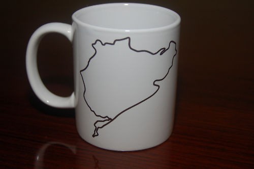 Nurburgring bedruckte tasse - nurburgring,