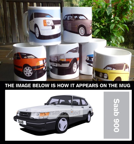 Saab 900 auto kunst - 900,