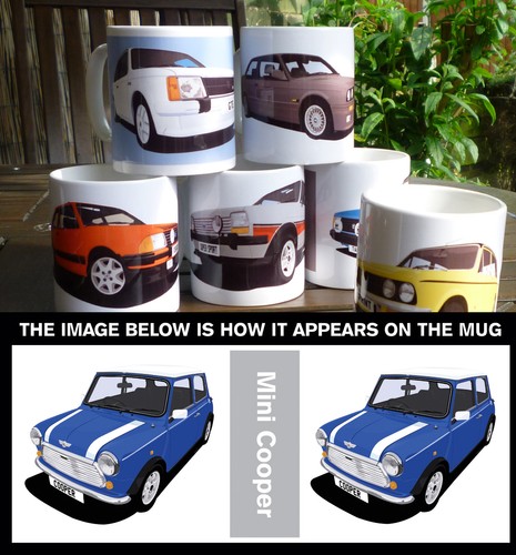 Mini cooper auto kunst tasse - cooper,