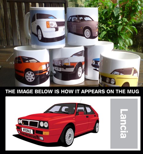 Lancia integrale auto kunst - auto,