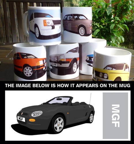 Mgf auto kunst tasse - auto,