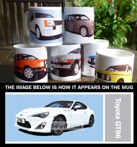 Toyota gt86 auto kunst tasse - gt86,