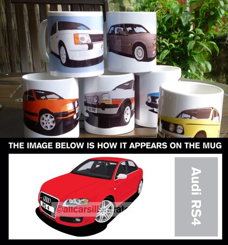 Rs4 auto kunst tasse - kunst,